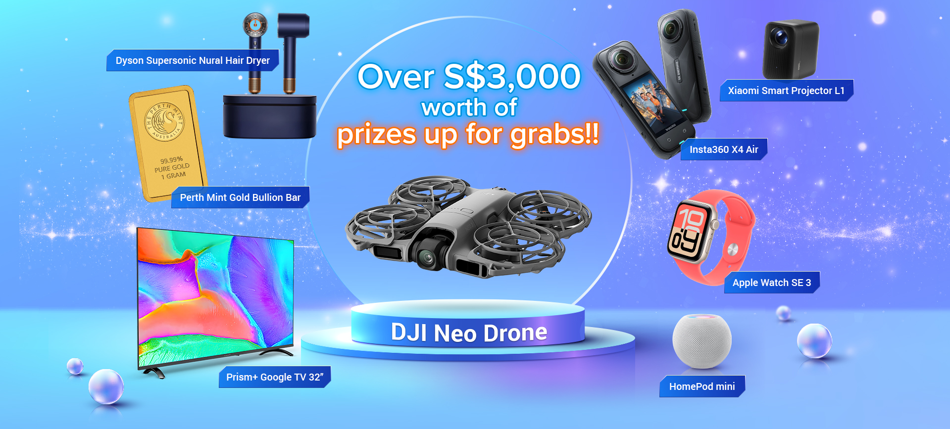 Lucky Draw — Many Exciting Prizes Up For Grab!