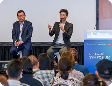 REIT CEO presenting at REITs Symposium 2026